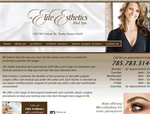 Tablet Screenshot of eliteestheticsmedspa.com